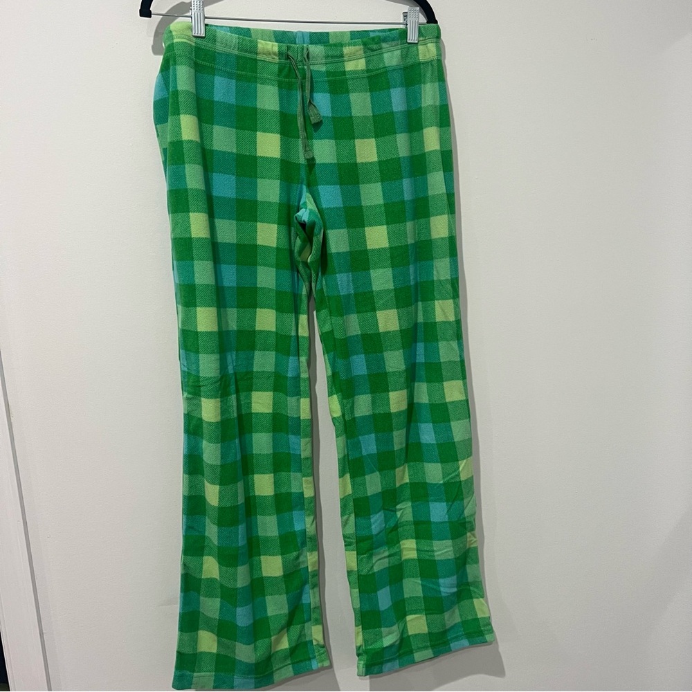 Green Plaid Pajama Pants